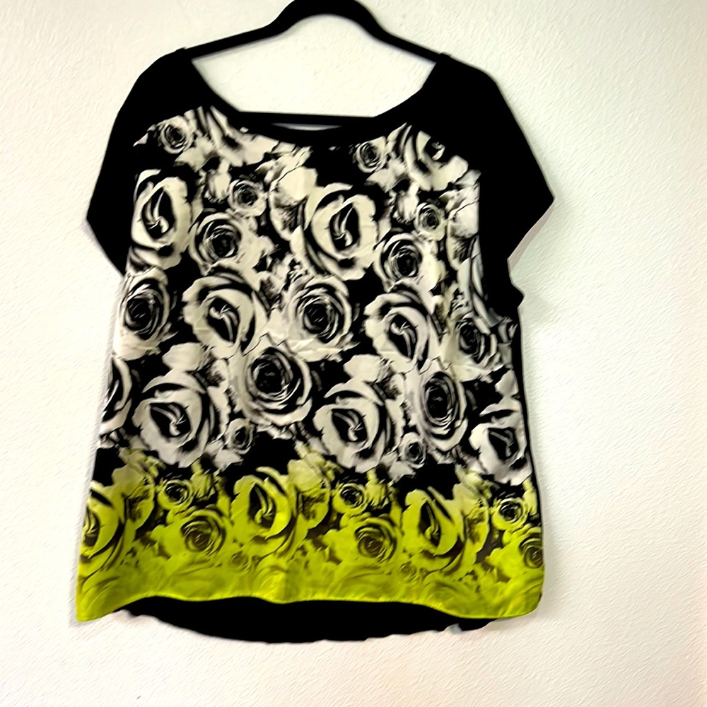 CLOSET CLEAR OUT a.n.a Floral  Ombré Blouse